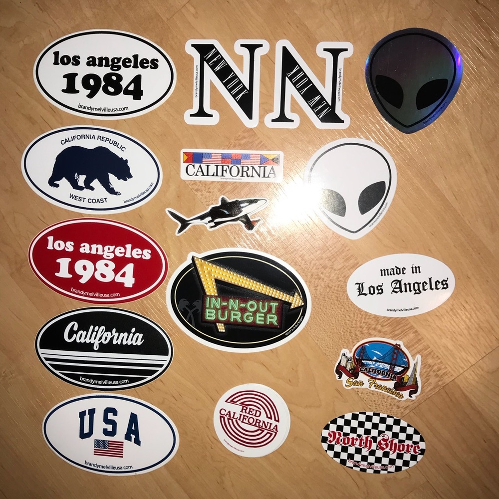 ✨ 30 Brandy Melville Stickers Random Bundle - Picture 4 of 7